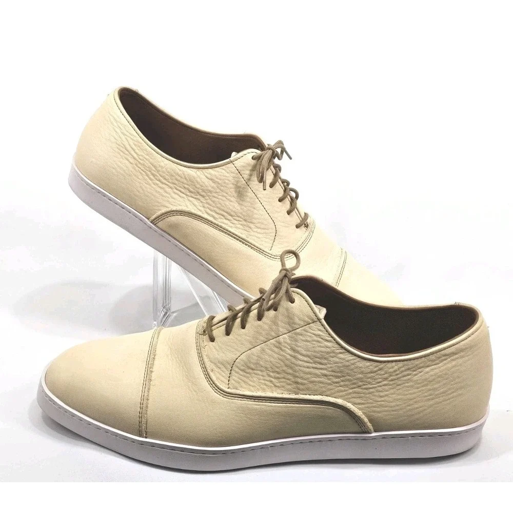 Allen Edmonds Park Avenue Cap-toe Oxford Dress Sneaker Size 12D Leather